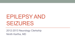 Seizures and EEG - Stritch School of Medicine