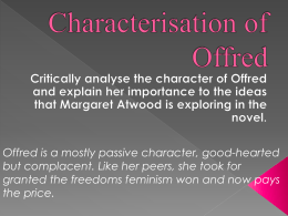 Characterisation of Offred