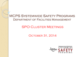 Systemwide Safety Programs