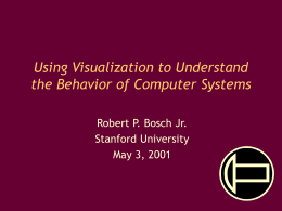 Using Visualization to Understand the Behavior of