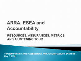 ARRA: Confusion and Complexity - NEA