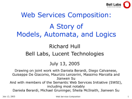 Web Services Composition: The Promise and the