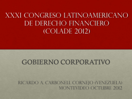 XXXI Congreso latinoamericano de derecho