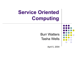 What is Service Oriented Computing?