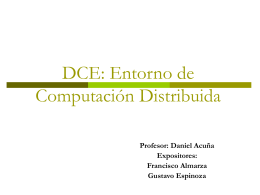 DCE: Entorno de Computación Distribuida