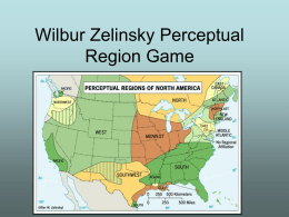 Wilbur Zelinsky Perceptual Region Game