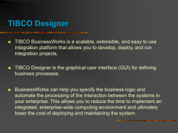 TIBCO Designer - EAIVision LLC