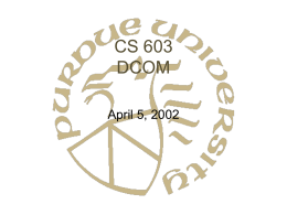 CS 603 DCOM - Purdue University