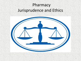 Jurisprudence and Ethics