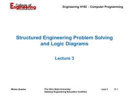 Program Development and Logic Diagrams