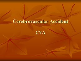 Cerebrovascular Accident - Mercer County Community