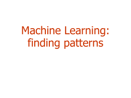 DM2: Introduction to Machine Learning