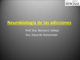Neurobiología de las adicciones
