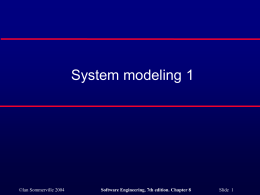 System models - University of St Andrews