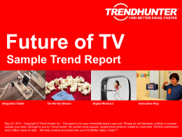 Trend Report, TrendHunter.com