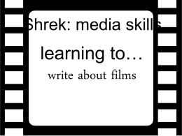 Shrek: media skills - Home
