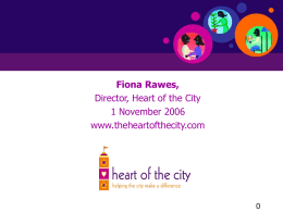Heart of the City powerpoint presentation