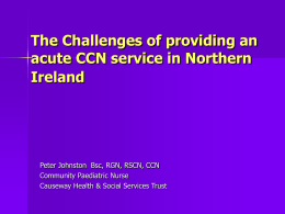 Children’s Nursing The Northern Ireland