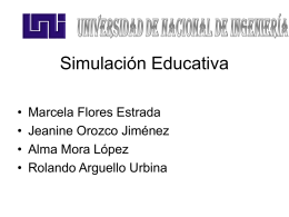 Aplicaciones de la Simulación Educativa