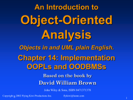 An Introduction to Object