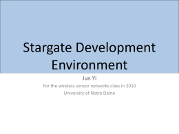 Stargate Development Environment