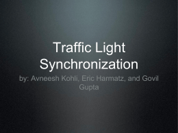 Traffic Light Synchronization