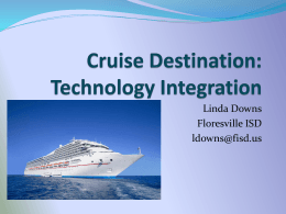 Cruise Destination: Technology Integration