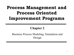 Methodologies for Business Process Design