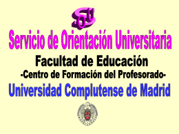 Diapositiva 1 - Bienvenidos a la Universidad de