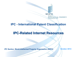 IPC-Related Internet Resources