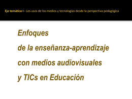 Diapositiva 1 - Medios Audiovisuales y TICs |