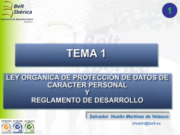 Diapositiva 1 - Belt Ibérica S.A.