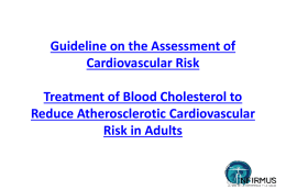Guideline on the Assessment of Cardiovascular Risk
