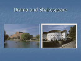 Drama and Shakespeare - Manchester High School
