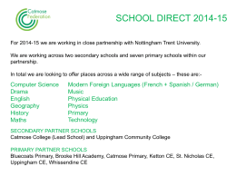 School Direct 2014-15