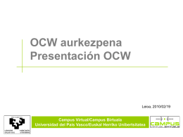OCW 2010