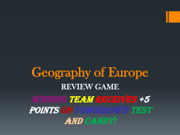 Geography of Europe