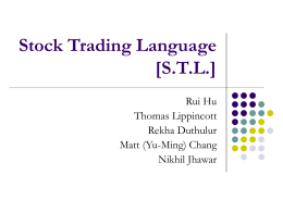 Stock Trading Language [S.T.L.]