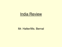 India Review - Iroquois Central School District /