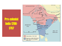 Pre-colonial India 1206-1707