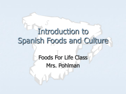 PowerPoint Presentation - Introduction to Spanish