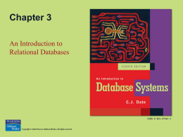 Date`s An Introduction to Database Systems, 8th ed