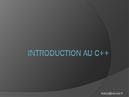 Introduction au C
