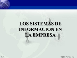 Chp 2 Information Systems in the Enterprise