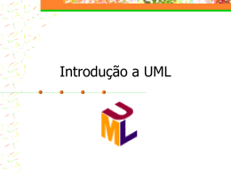 Introdução a UML - Departamento de Informática -