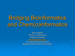 Bridging Bioinformatics and Chem(o)