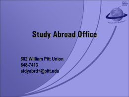 Study Abroad Office