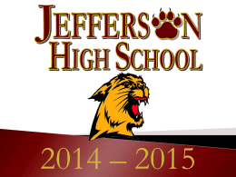 Jefferson County Schools Opening Day