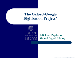 Oxford-Google Partnership