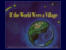 If the world were a village of 100 people -